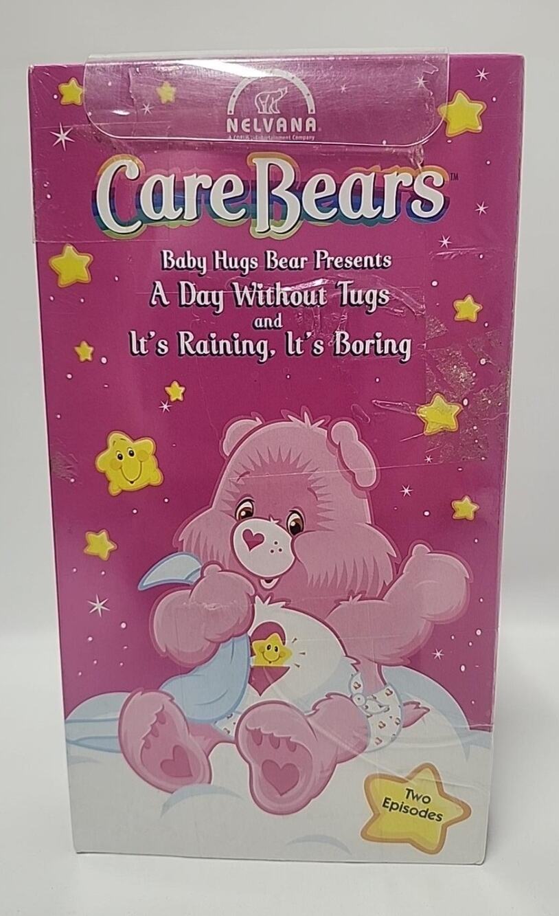Care Bears Baby Hugs Bear VHS A Day Without Tugs 2004 Promo Rare